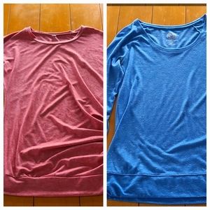 Womens small tunic & small blue shirt